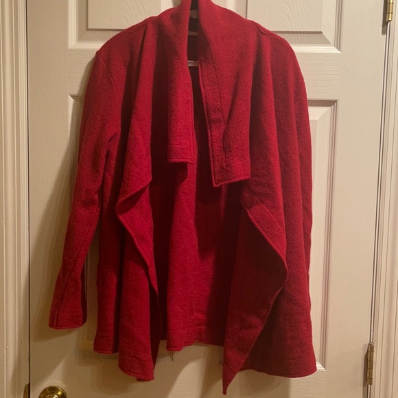 Chico Red Size 2 Sweater Cape - Picture 1 of 4